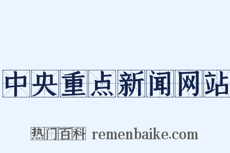 中央重点新闻网站是什么意思的图片
